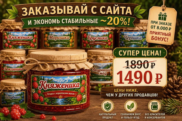Дешевле на 20% чем на ярмарке